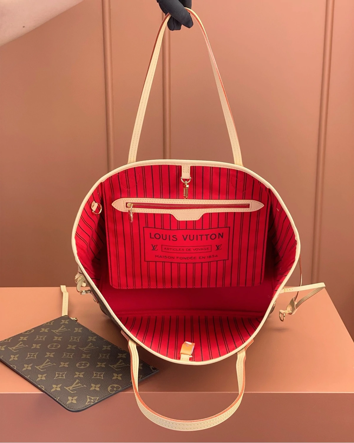 Rebce Neverfull MM ”Cerise Red“