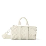 Keepall Bandoulière 25 “Monogram Taurillon Leather White”