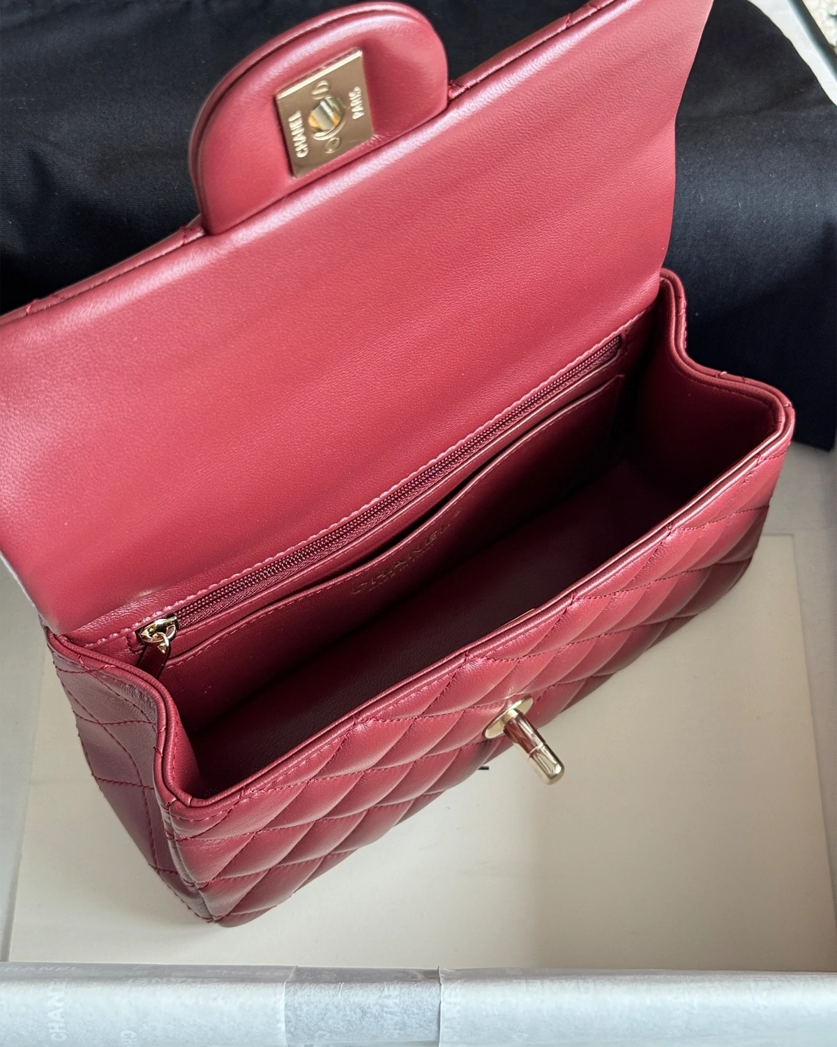 mini-rectangular-top-handle-claret (6) Mini Rectangular Top Handle “Claret”