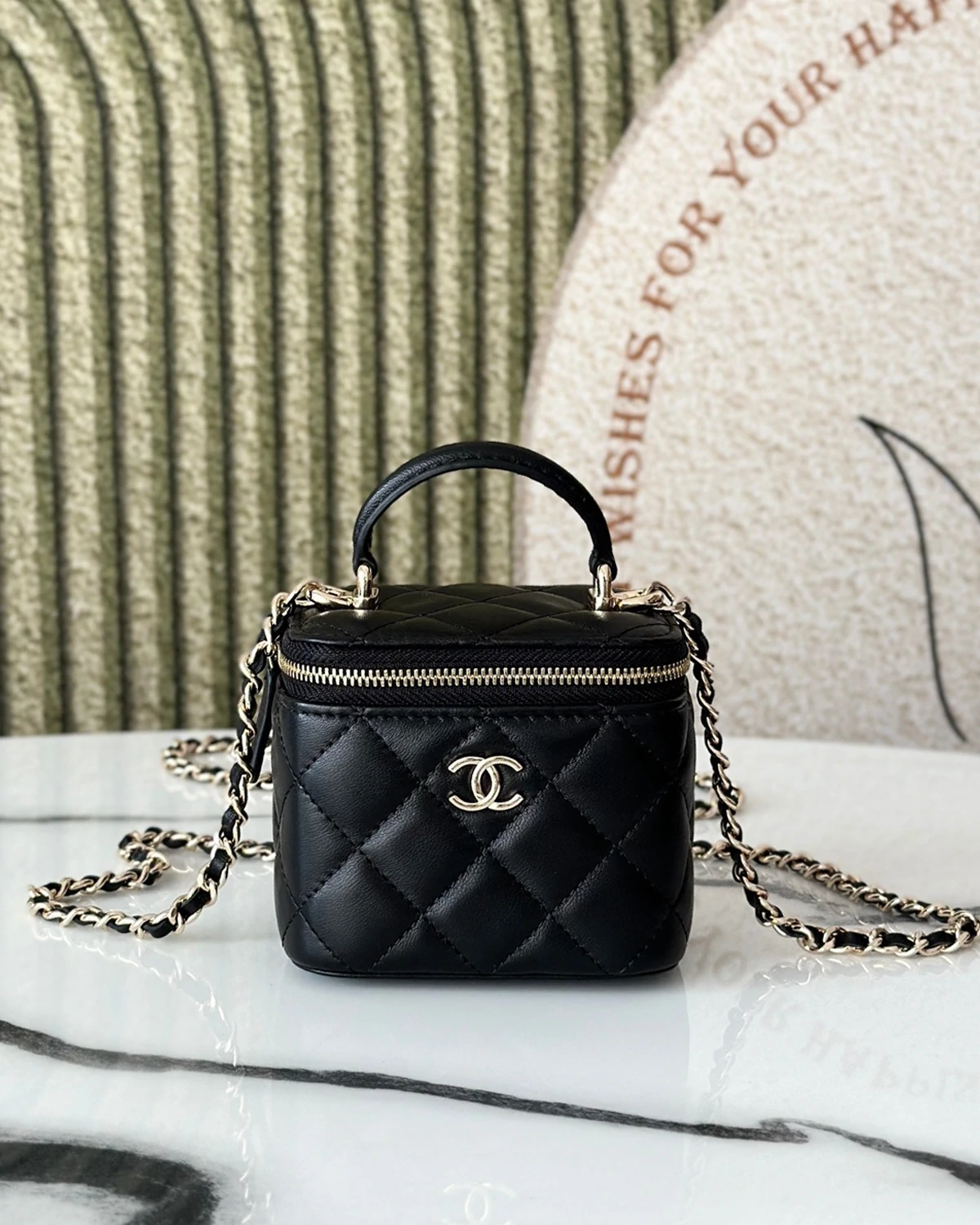 Mini Top Handle Vanity “Black”