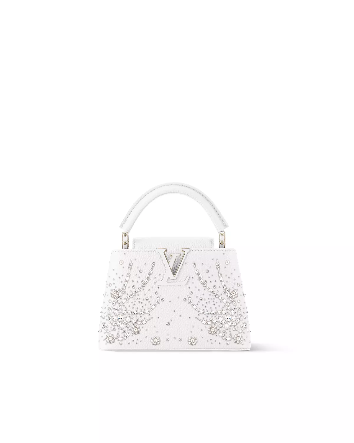Capucines “Lily White Embroidered Sequins”
