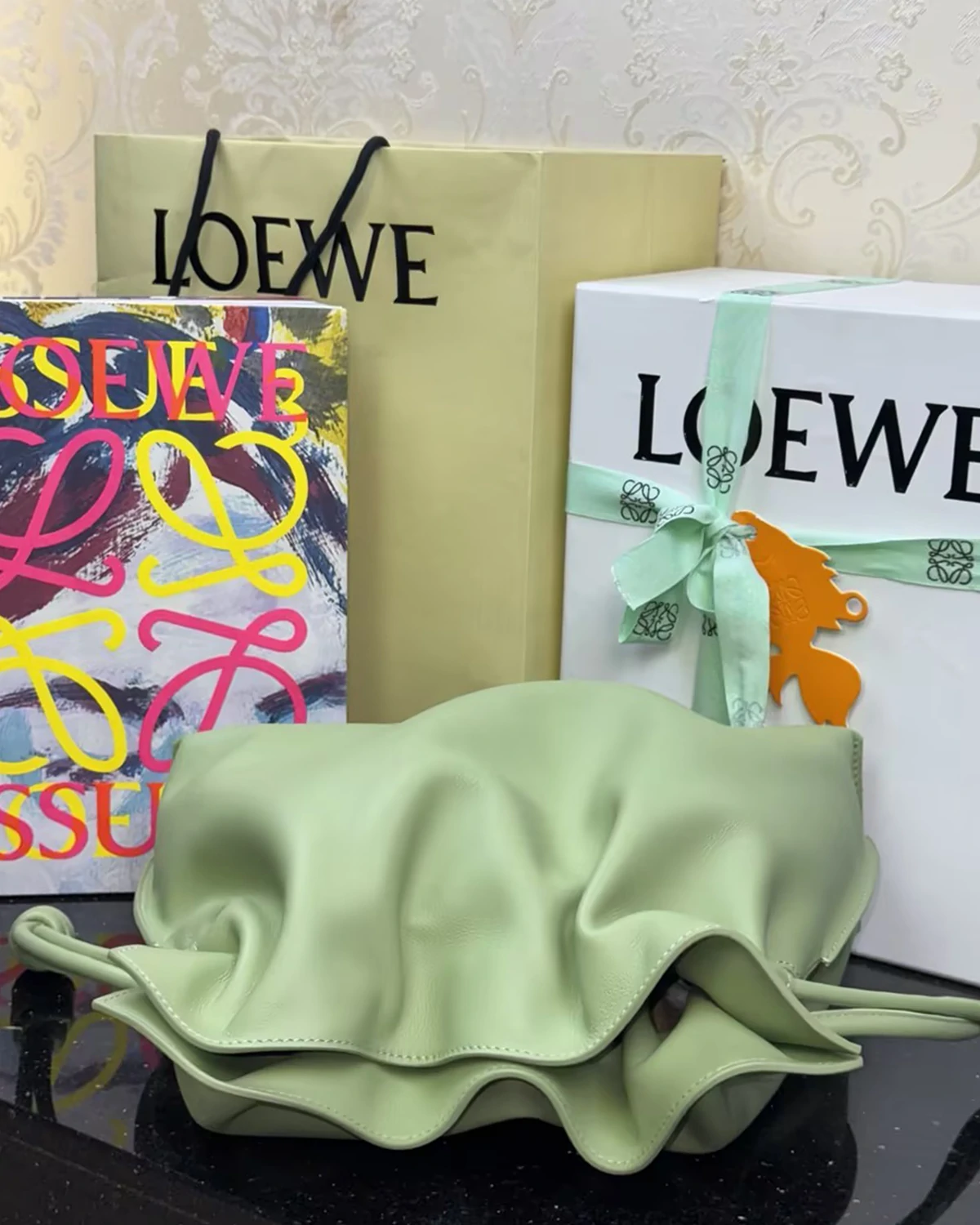 mini-flamenco-light-green-women’s-leather-bag