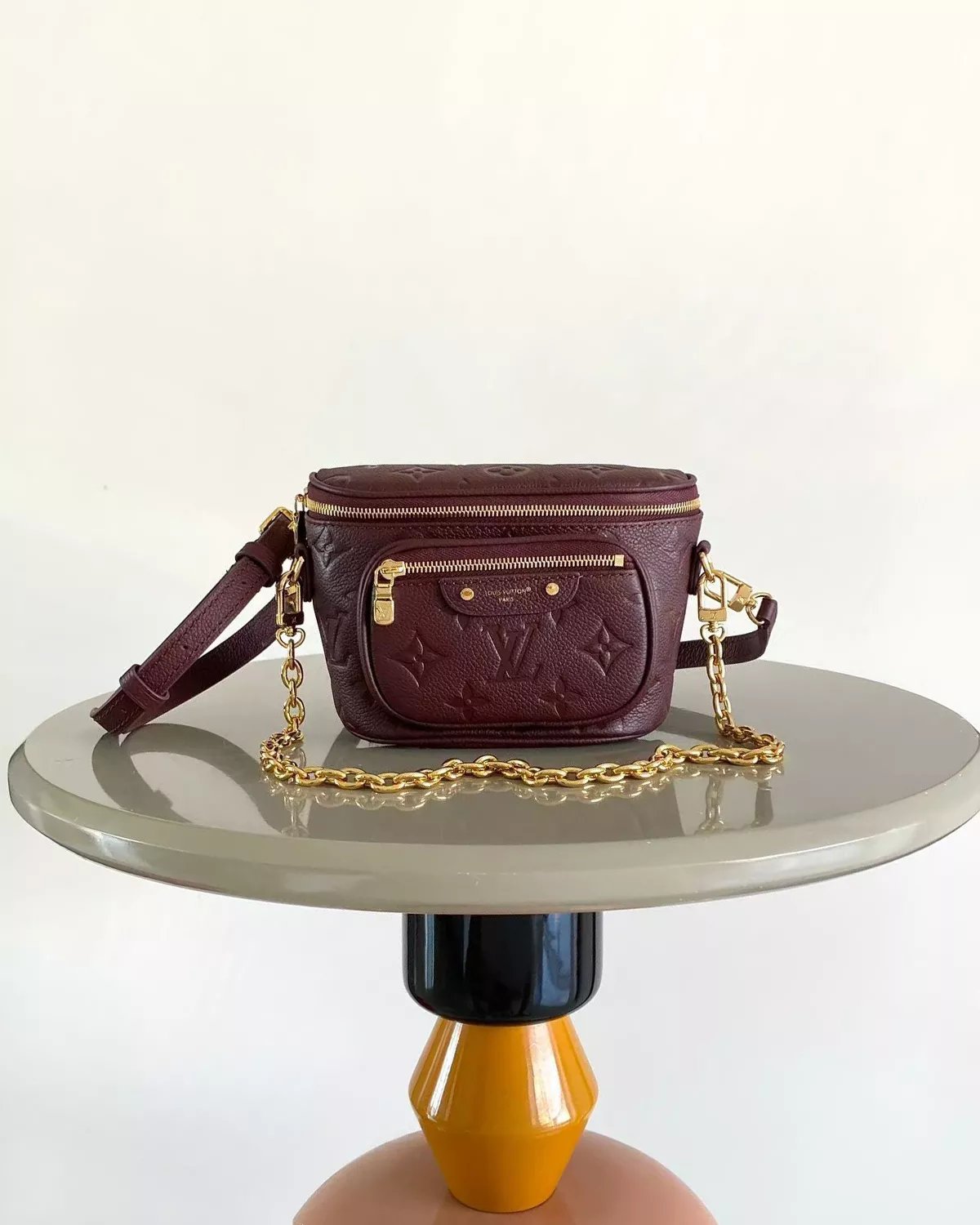 Mini Bumbag “Grenat Red”