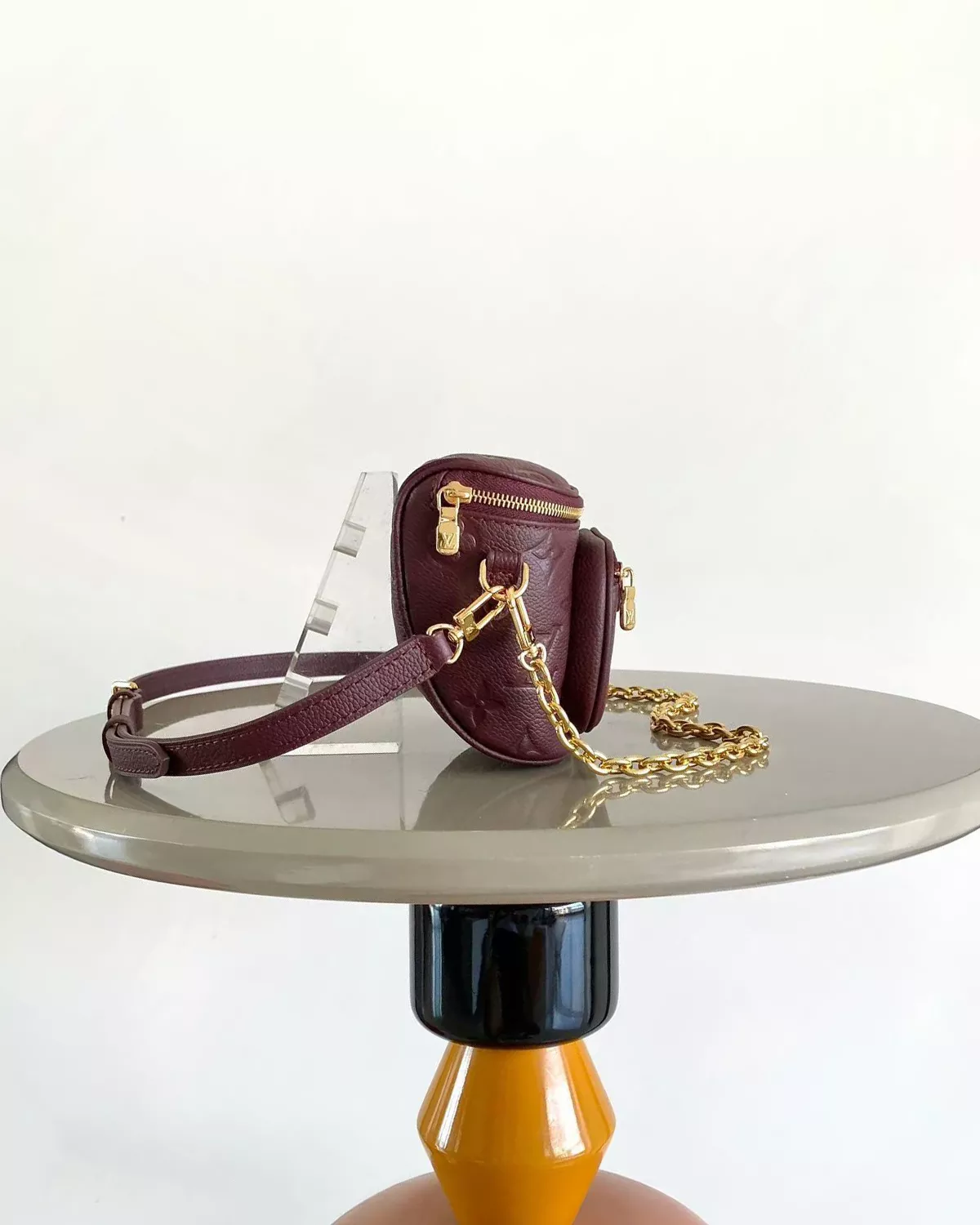 Mini Bumbag “Grenat Red”